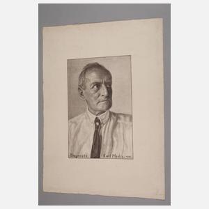 Karl Mediz, Herrenportrait