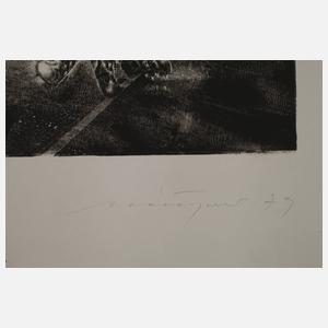 Prof. Rolf Münzner, „Ballspielszene“