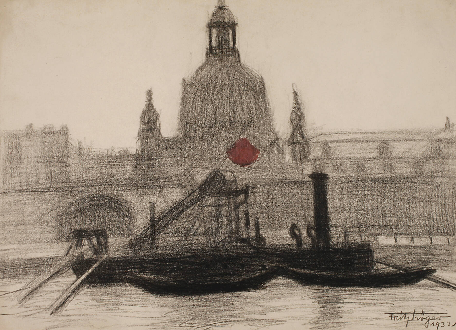 Fritz Tröger, Die Frauenkirche in Dresden