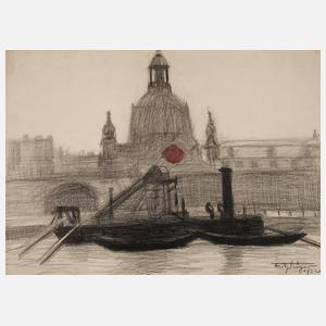 Fritz Tröger, Die Frauenkirche in Dresden