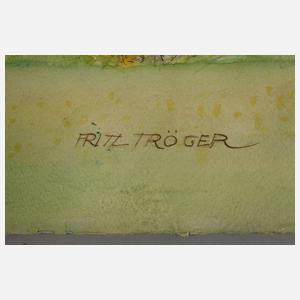 Fritz Tröger, Frühlingslandschaft