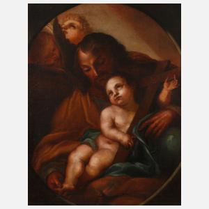 Josef von Nazaret mit dem Jesuskind