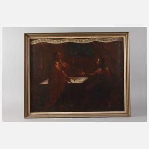 Jesus im Disput mit Nikodemus