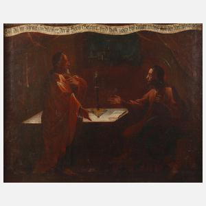 Jesus im Disput mit Nikodemus