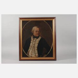 Paar Spätbarock-Portraits