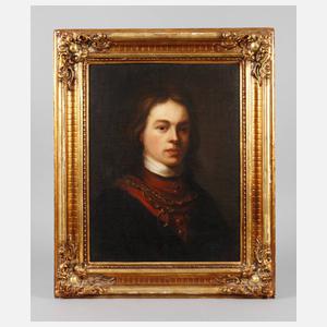 Barockportrait nach Samuel van Hoogstraten