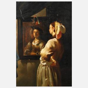 H. Edelhäusser, Kopie nach Frans van Mieris d. Ä.