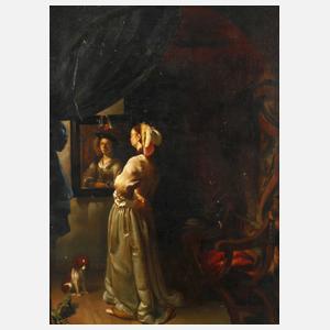 H. Edelhäusser, Kopie nach Frans van Mieris d. Ä.