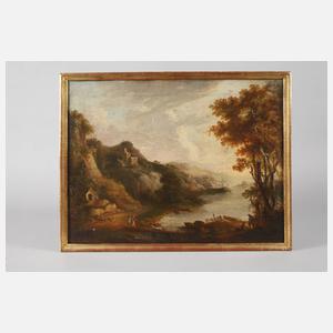 Paar kleine mediterrane Landschaften am Meer