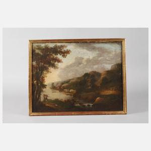 Paar kleine mediterrane Landschaften am Meer