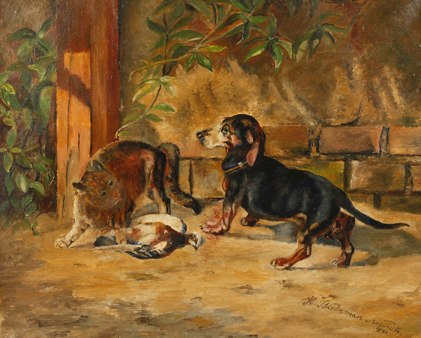 Hermine Biedermann-Arendts, Der Zwist