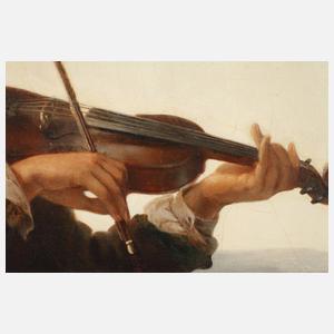 Prof. Ludwig Knaus, attr., Musizierender Knabe