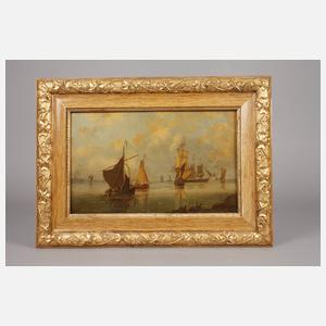 Prof. Carl Malchin, attr., Am Gartenzaun