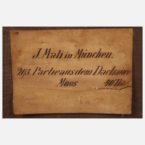 Johann Jan Cornelius Mali, Aus dem Dachauer Moor