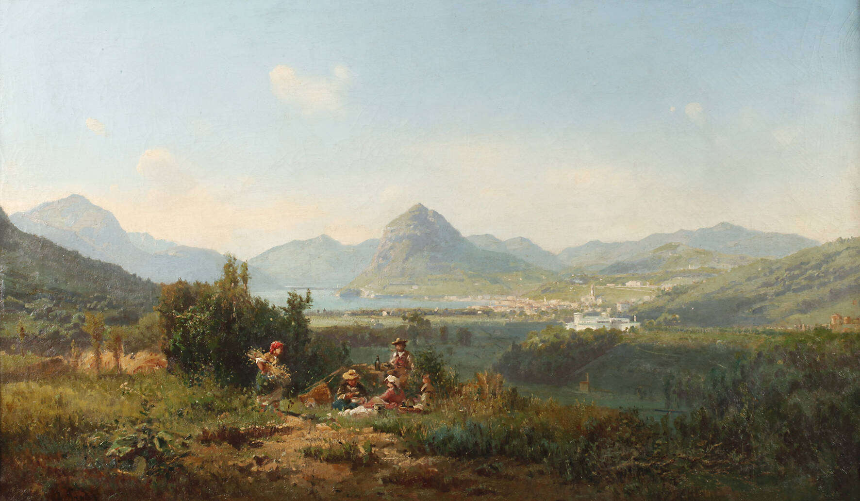 Ambrogio Preda, Rast am Luganersee