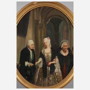 N. Puydebah, Beim Kirchgang