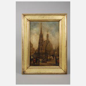 Karl Schmidt, attr., Der "Schöne Brunnen" in Nürnberg