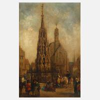 Karl Schmidt, attr., Der "Schöne Brunnen" in Nürnberg111