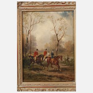 Alfred Steinacker, attr., Ausritt von Elisabeth