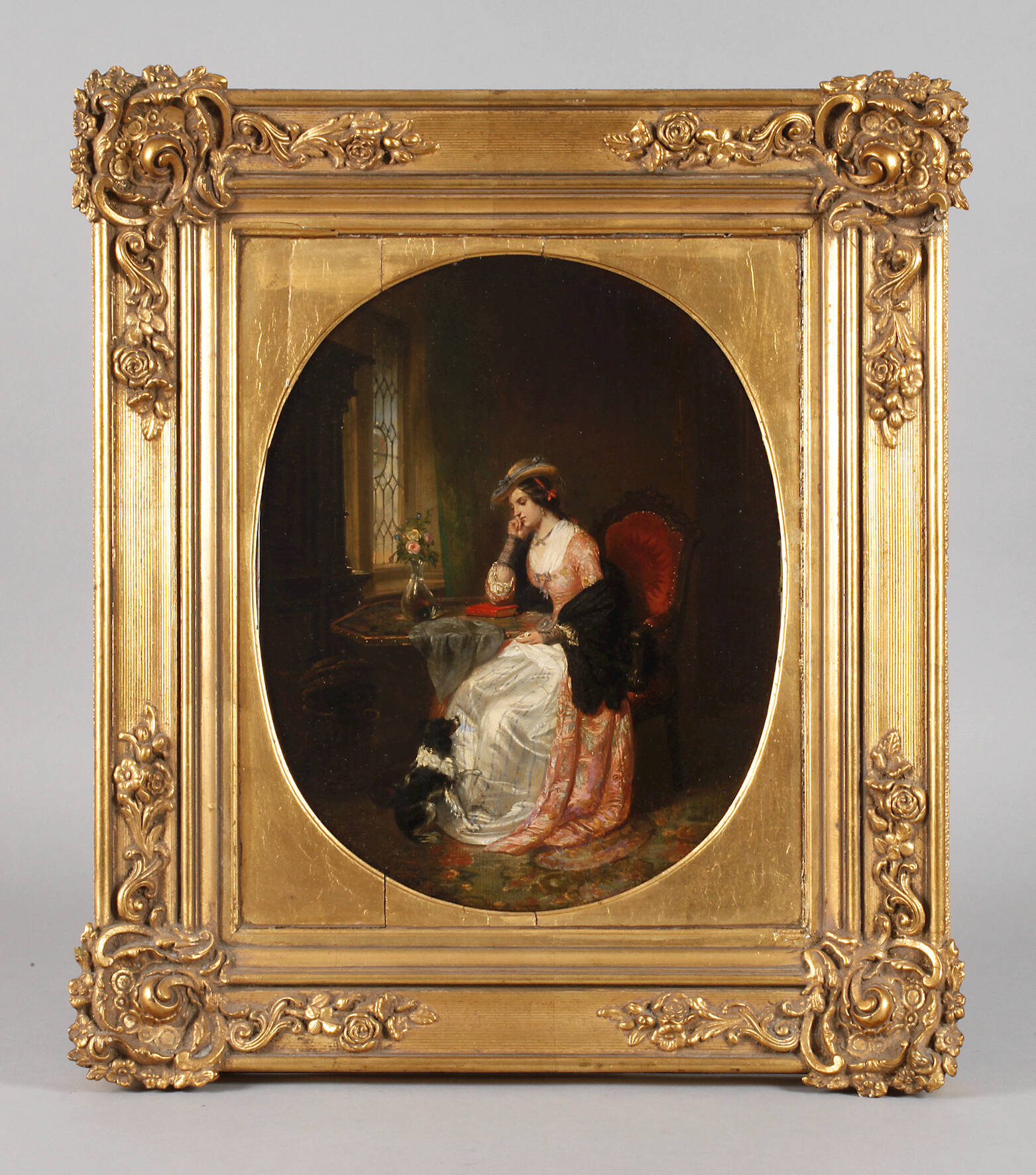 Herman Frederik Carel ten Kate, Frau mit Hündchen