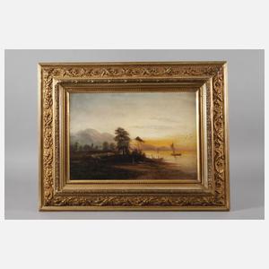 Else Walther, Landschaft im Abendlicht