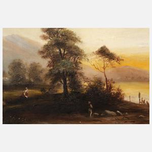 Else Walther, Landschaft im Abendlicht