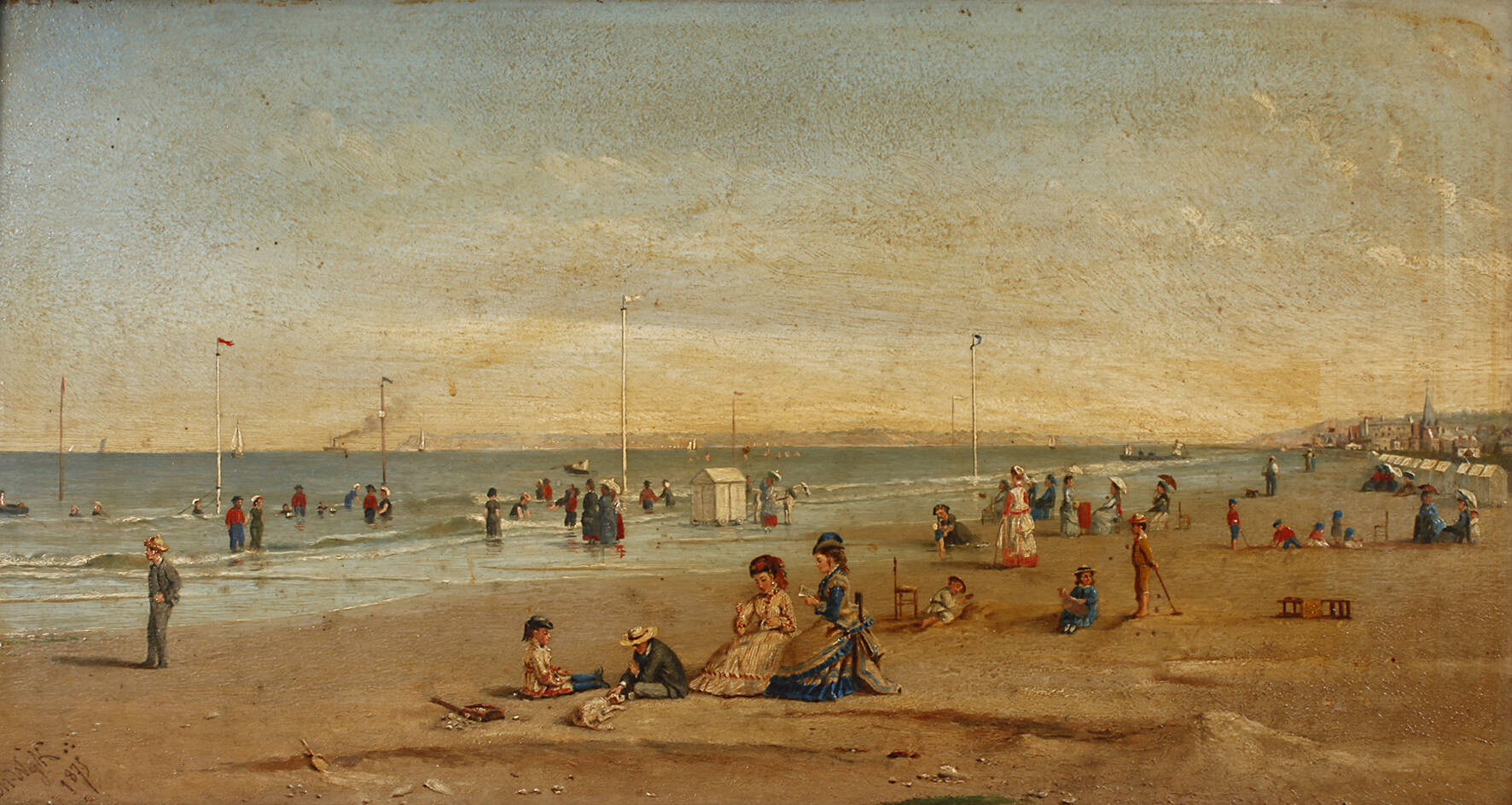 Henri van Wyk, Am Strand von Trouville