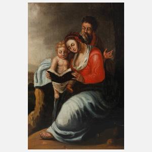 Die heilige Familie auf der Flucht nach Ägypten