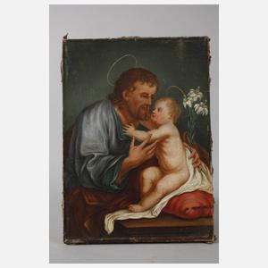 Jesus von Nazaret mit seinem Vater Joseph