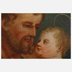 Jesus von Nazaret mit seinem Vater Joseph