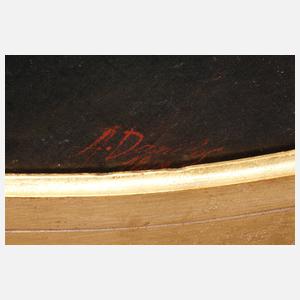 Herrenportrait im Prunkrahmen