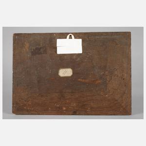 Flusslandschaft mit Schiffen