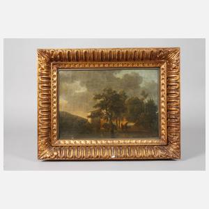 Bukolische Hirtenlandschaft