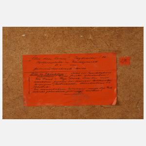 Hellmut Bachrach-Barée, "Über den Zaun"