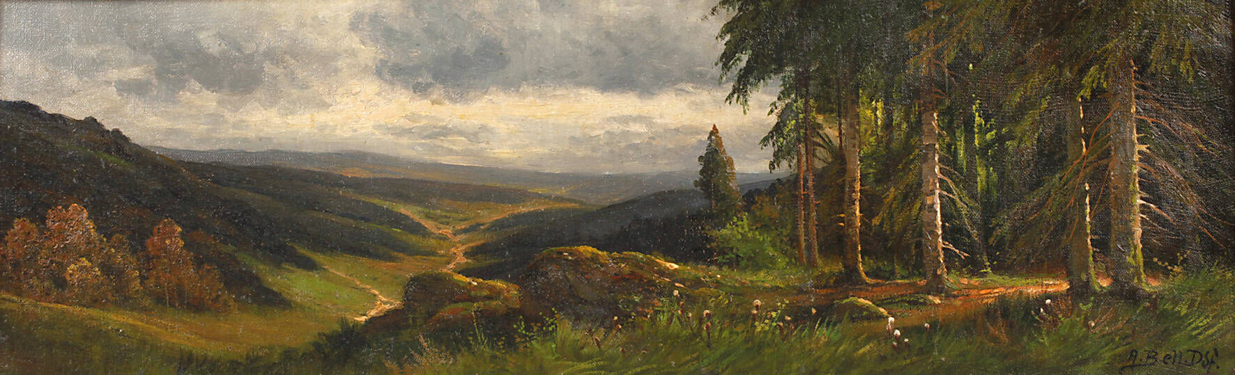 Arthur Bell, Im Hügelland