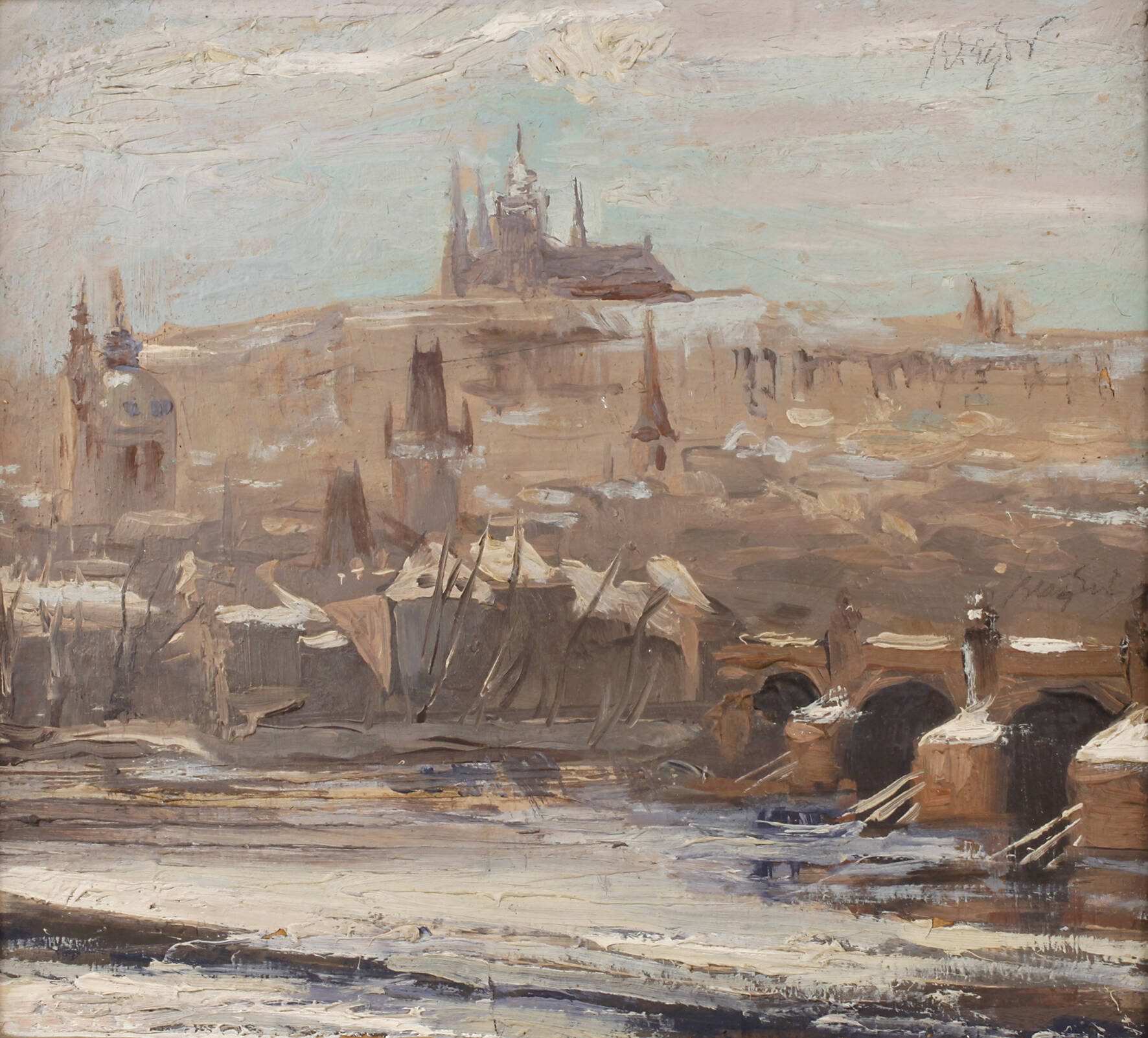 Ema Blazkova-Gasparovicova, Blick auf Prag