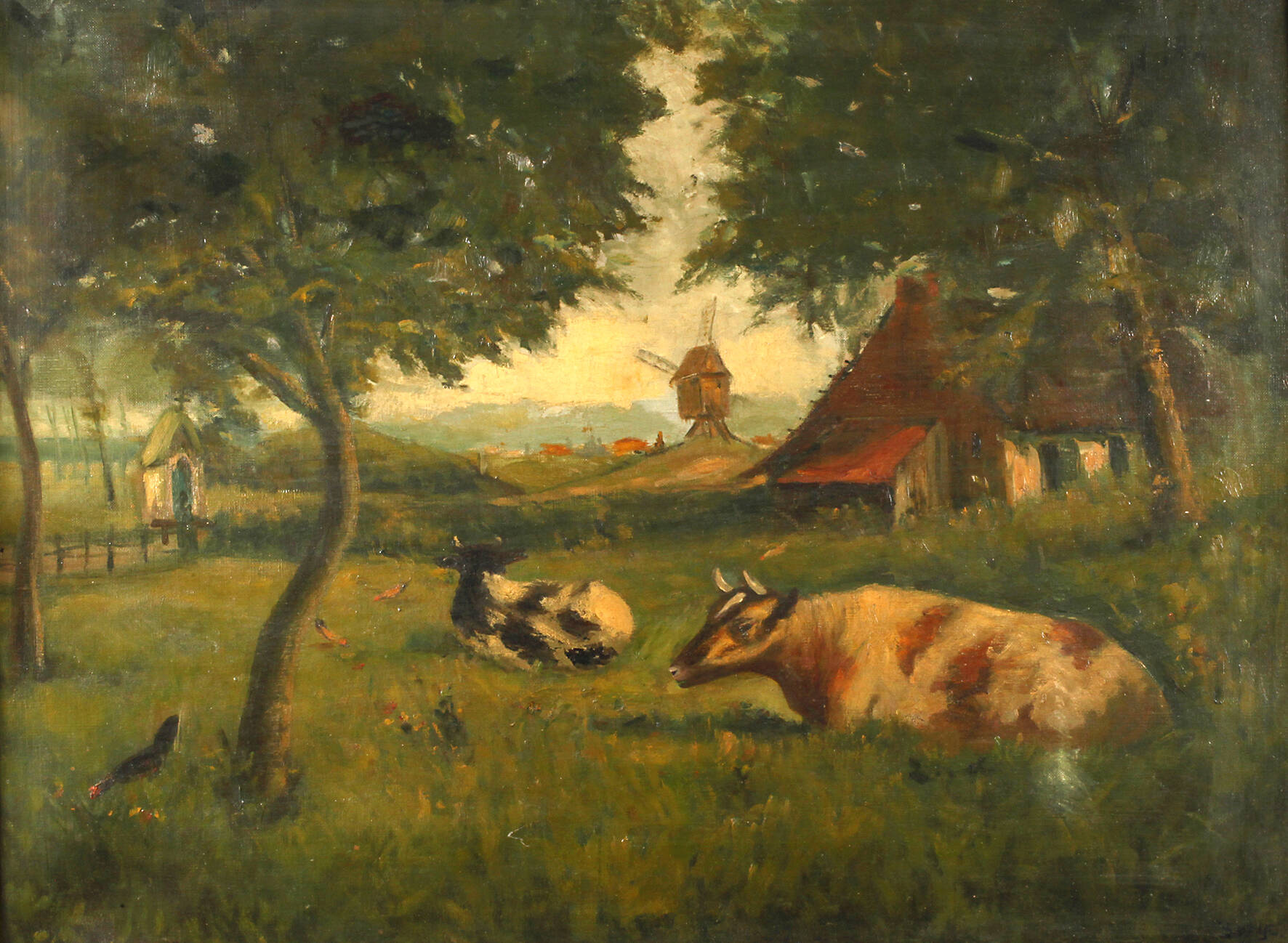 Frans Boeye, Bukolische Landschaft