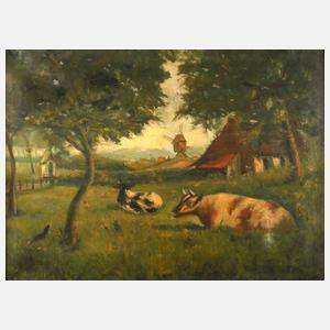 Frans Boeye, Bukolische Landschaft