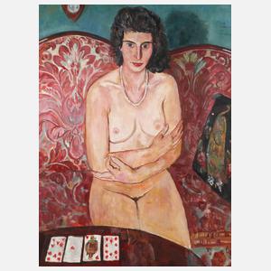 Erich Büttner, "Die Kartenlegerin"