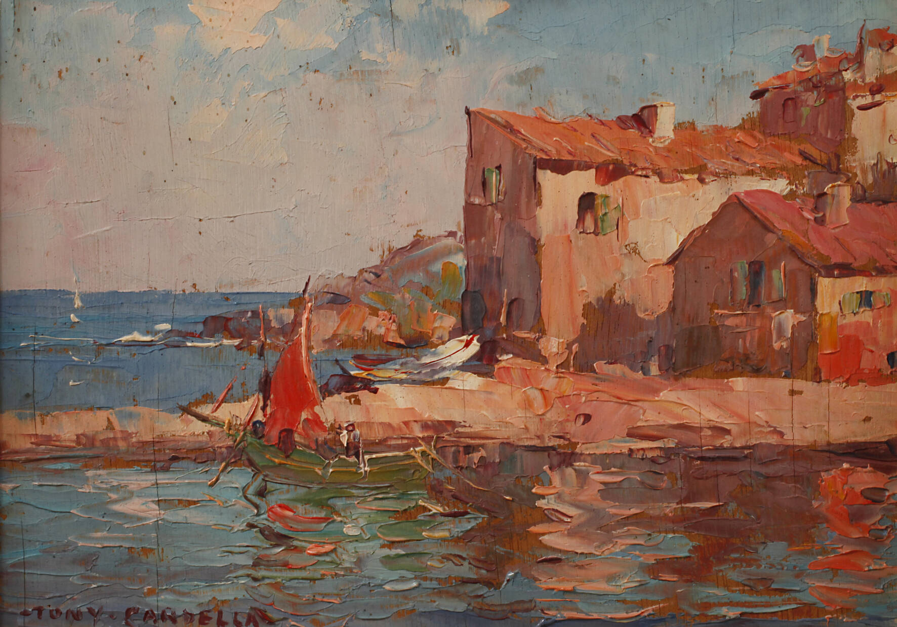 Toni Cardella, Am Hafen