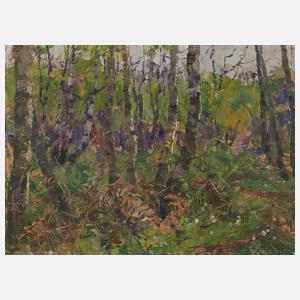 Elisabeth von Eicken, attr., Im Birkenwald