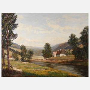 Richard Falkenberg, "Dorf im Wiesengrund"