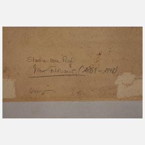 Prof. Max Feldbauer attr. Portraitstudie