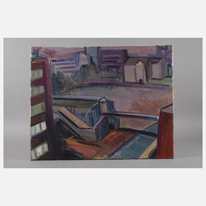 Lothar Gemmel, attr., Berliner Straßenszene