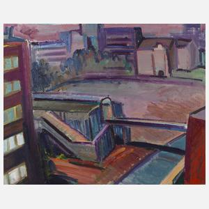 Lothar Gemmel, attr., Berliner Straßenszene