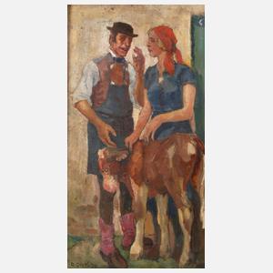 Richard Graef, "Das kranke Kalb"