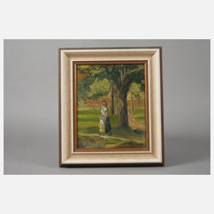 K. Gruner, Spaziergang im Park