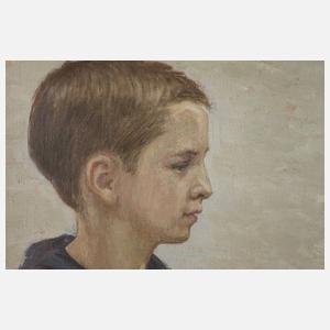 C. Hahn, Sitzender Junge