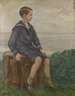 C. Hahn, Sitzender Junge