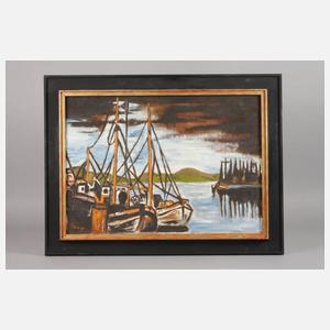 Prof. Ivo Hauptmann, Boote im Hafen